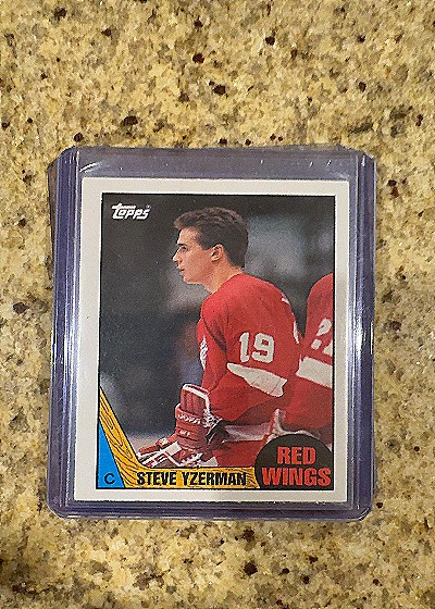1987-88 Topps #56 Steve Yzerman — front