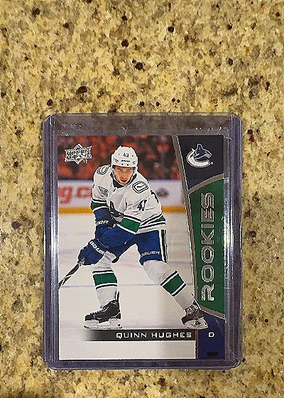 2021-22 Upper Deck #40 Quinn Hughes — front