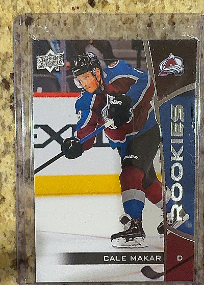 2019-20 Upper Deck NHL Rookie Box Set #25 Cale Makar — front