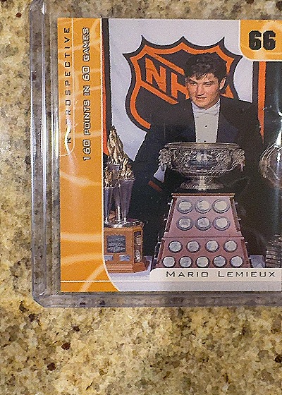 2000-01 Be A Player Signature Series Retrospective #R12 Mario Lemieux — front