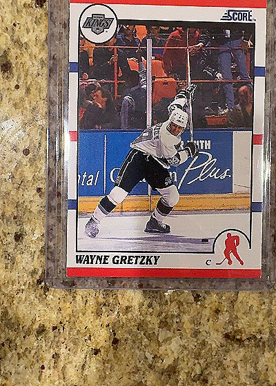 1990-91 Score #1 Wayne Gretzky — front
