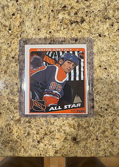 1984-85 Topps #154 Wayne Gretzky All Star 1st Team — front