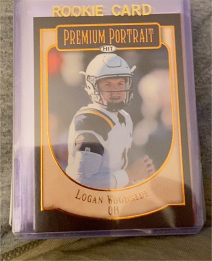 2018 Sage Hit Premium Portrait #PP-01 Logan Woodside — front