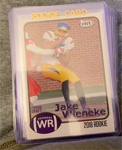 2018 Sage Hit #2 Jake Wieneke — front