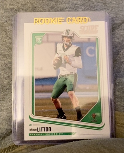 2018 Panini Score #403 Chase Litton — front