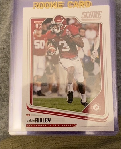 2018 Panini Score #380 Calvin Ridley — front
