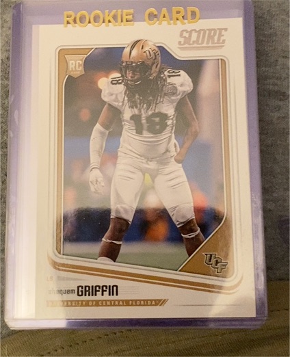 2018 Panini Score #424 Shaquem Griffin — front