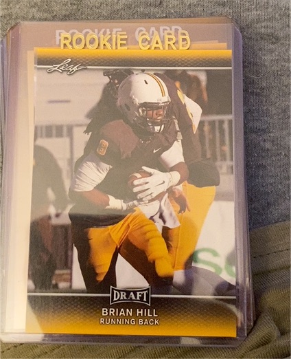 2017 Leaf Draft #06 Brian Hill — front