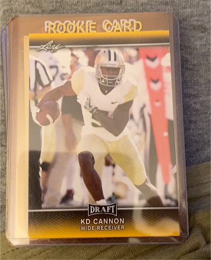 2017 Leaf Draft #47 KD Cannon — front