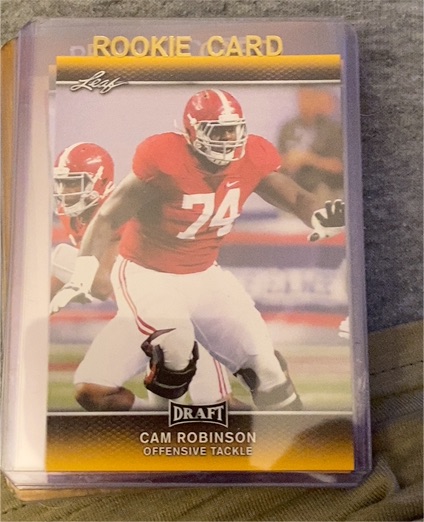 2017 Leaf Draft Rookie Card #Cam Robinson — front