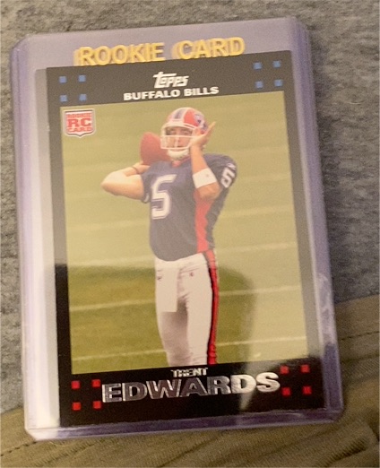 2007 Topps #RC Trent Edwards — front