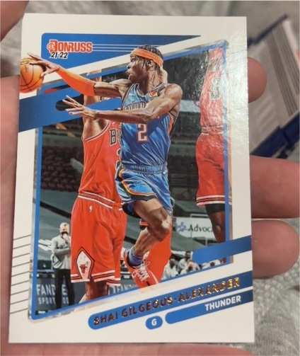 2021-22 Panini Donruss #23 Shai Gilgeous-Alexander — front