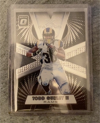 2016 Donruss Optic X-Factor # Todd Gurley II — front