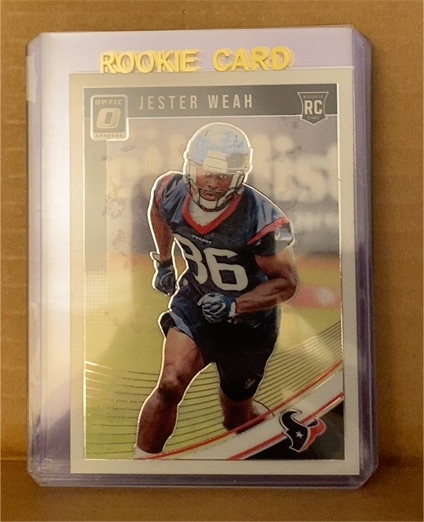2018 Donruss Optic #143 Jester Weah Rookie Houston Texans — front