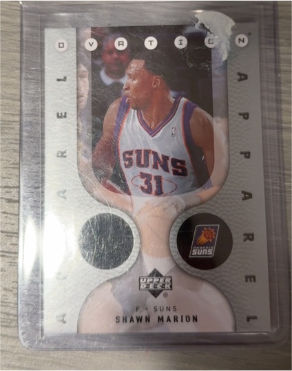 2006-07 Upper Deck Ovation Apparel #OA-SM Shawn Marion — front