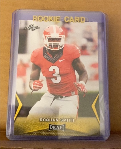 2018 Leaf Draft #52 Roquan Smith Chicago Bears — front