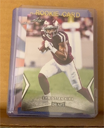 2018 Leaf Draft #11 Christian Kirk — front