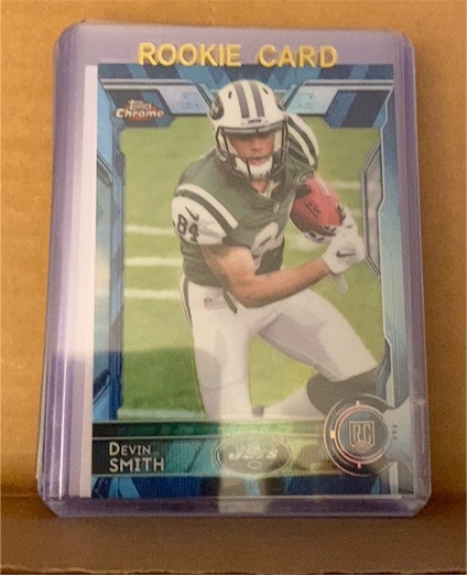2015 Topps Chrome #194 Devin Smith Rookie Card — front