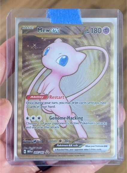 2023 Pokémon TCG Mew ex #205/165 Scarlet & Violet 151 — front