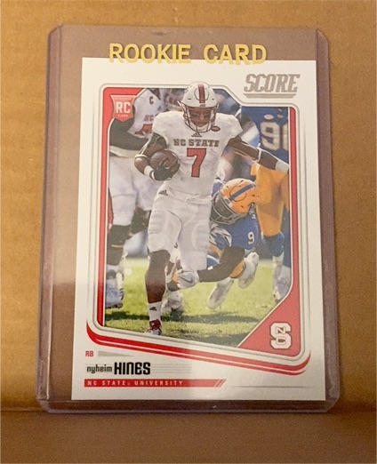 2018 Panini Score #404 Nyheim Hines — front