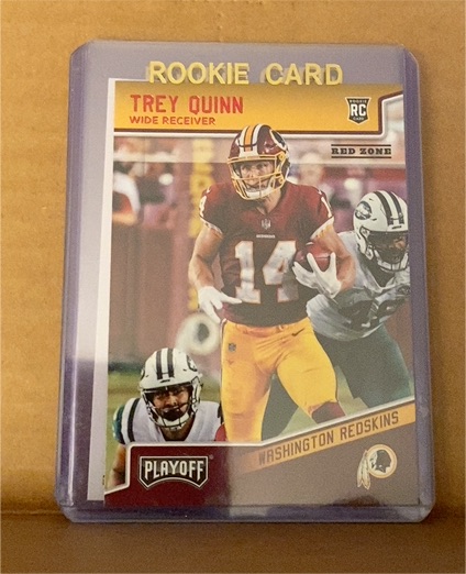 2018 Panini Playoff Rookie Card Trey Quinn — front