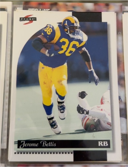 1996 Score #132 Jerome Bettis — front