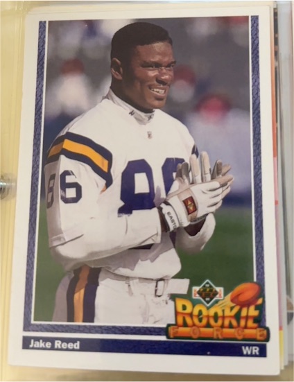 1991 Upper Deck #646 Jake Reed — front