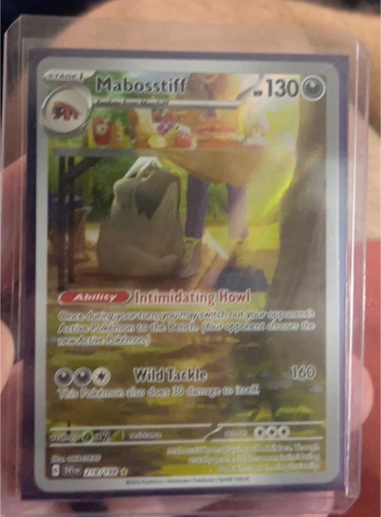 2023 Pokémon SV01: Scarlet & Violet Base Set #218 Mabosstiff — front