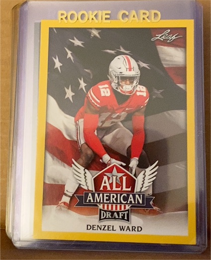 2018 Leaf Draft All American #AA-05 Denzel Ward — front