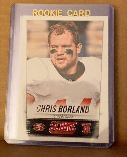 2014 Score #351 Chris Borland Rookie — front