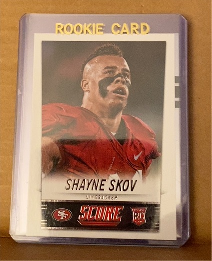 2014 Score #421 Shayne Skov — front