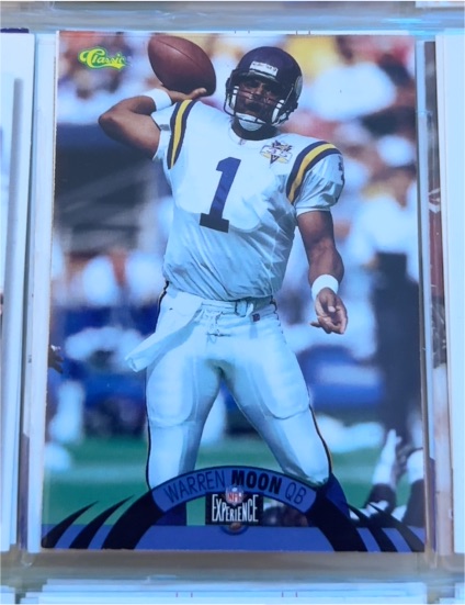 1995 Classic #39 Warren Moon — front