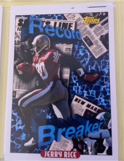 1993 Topps #2 Jerry Rice — front