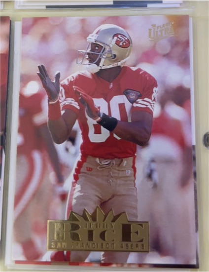 1995 Fleer Ultra #301 Jerry Rice — front