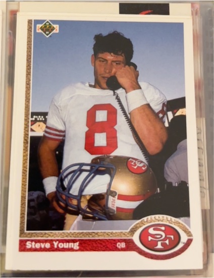 1991 Upper Deck #101 Steve Young — front