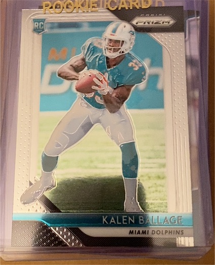 2018 Panini Prizm #234 Kalen Ballage — front