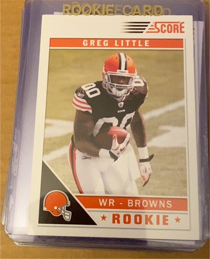 2010 Score #337 Greg Little Rookie — front