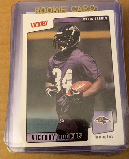 2001 Upper Deck Victory # Chris Barnes — front
