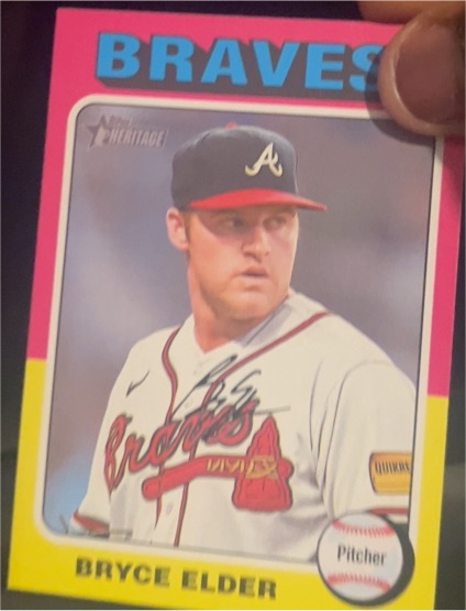 2024 Topps Heritage #329 Bryce Elder — front