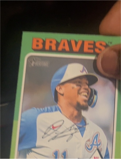 2024 Topps Heritage High Number Chrome #106 Orlando Arcia — front