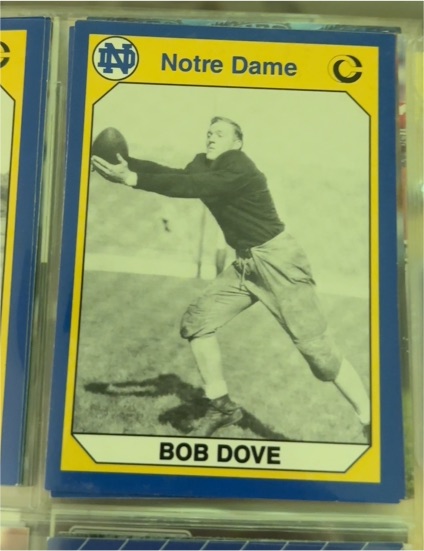 1990 Collegiate Collection Notre Dame #183 Bob Dove — front