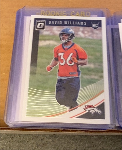 2018 Donruss Optic #RC David Williams — front