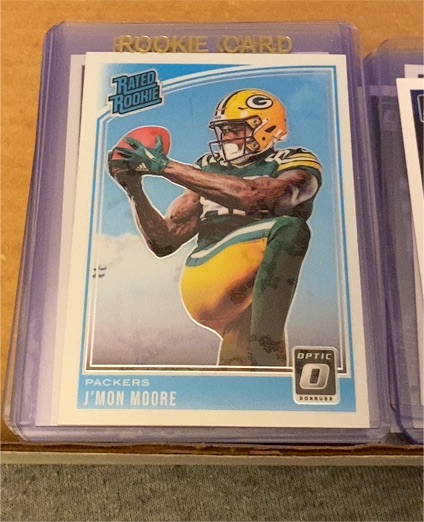 2018 Donruss Optic #182 J'Mon Moore — front