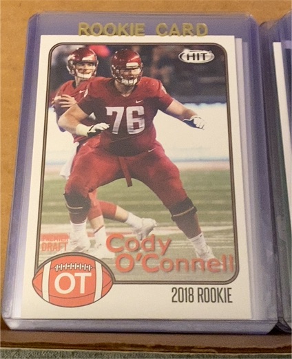 2018 Sage Hit Football #32 Cody O'Connell — front