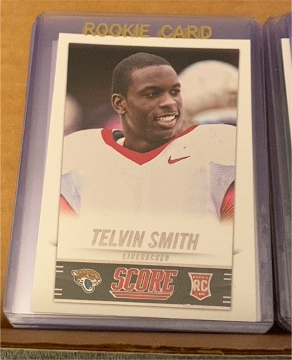 2014 Panini Score #427 Telvin Smith — front