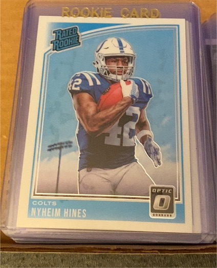 2018 Donruss Optic #177 Nyheim Hines — front