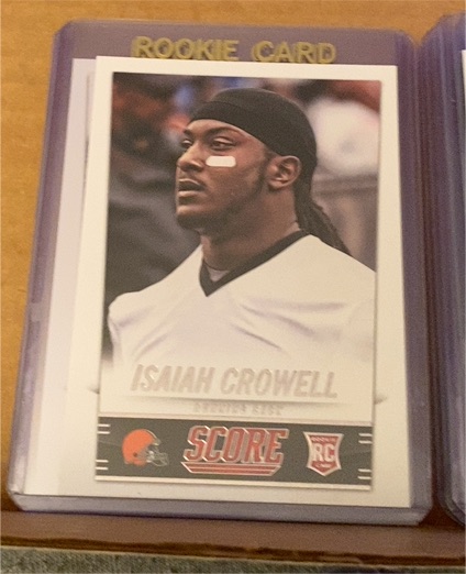 2014 Score #RC Isaiah Crowell — front