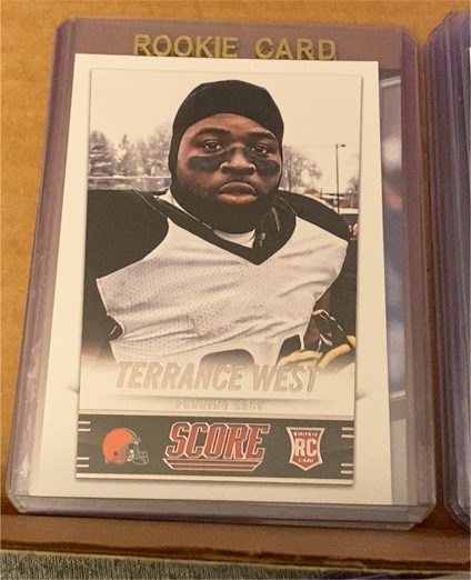 2014 Score Football #428 Terrance West — front