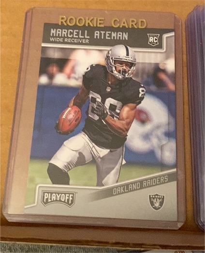 2018 Panini Playoff Rookie Card #288 Marcell Ateman — front