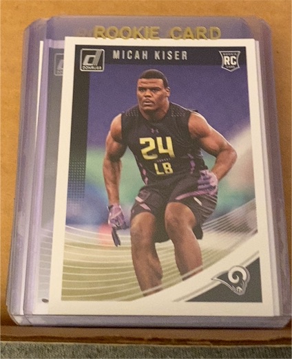2018 Panini Donruss #394 Micah Kiser — front